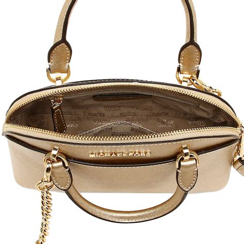 michael kors crossbody goud|Michael Kors leather crossbody bag.